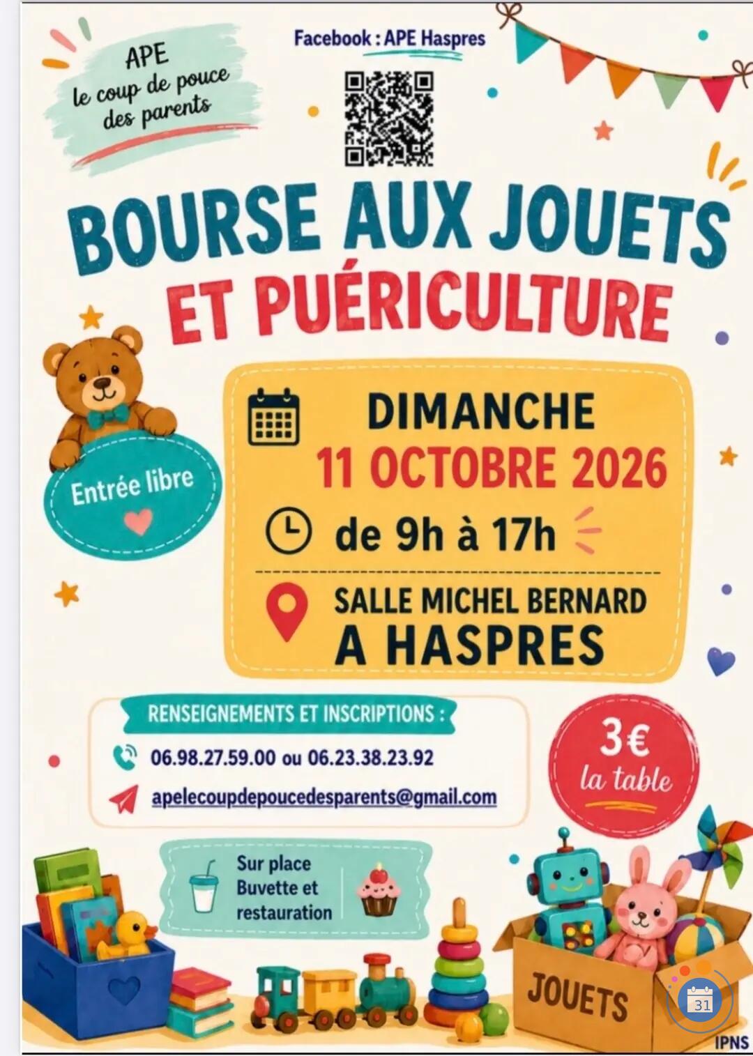 Image Bourse aux jouets puericulture (photo 1)
