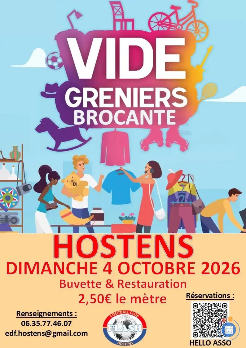 Image VIDE GRENIER HOSTENS (photo 1)
