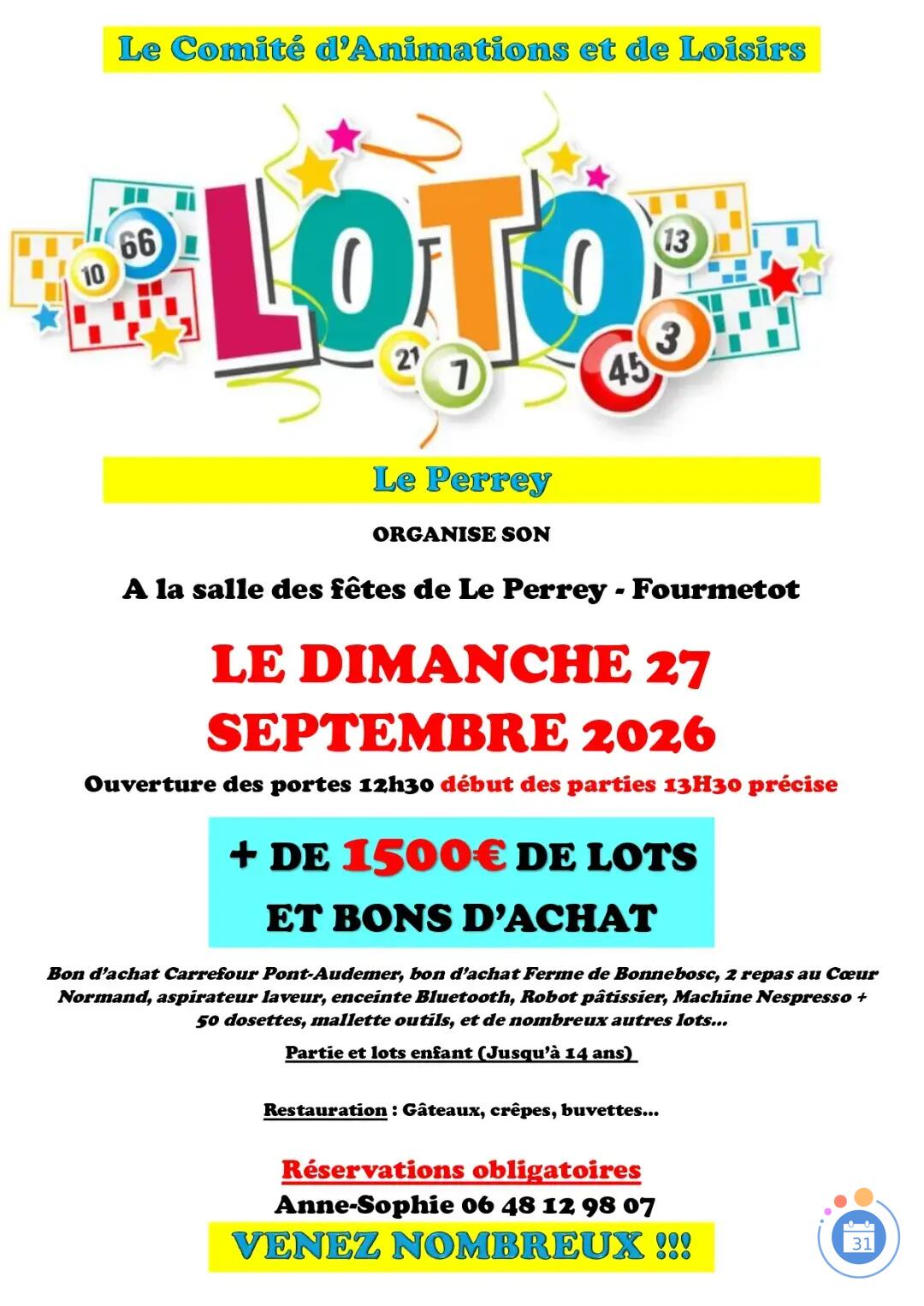 Image LOTO DE LE PERREY (photo 1)