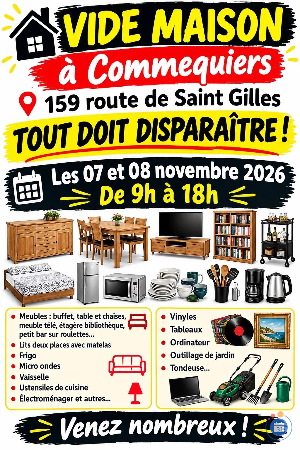 Image Vide maison Commequiers (photo 1)