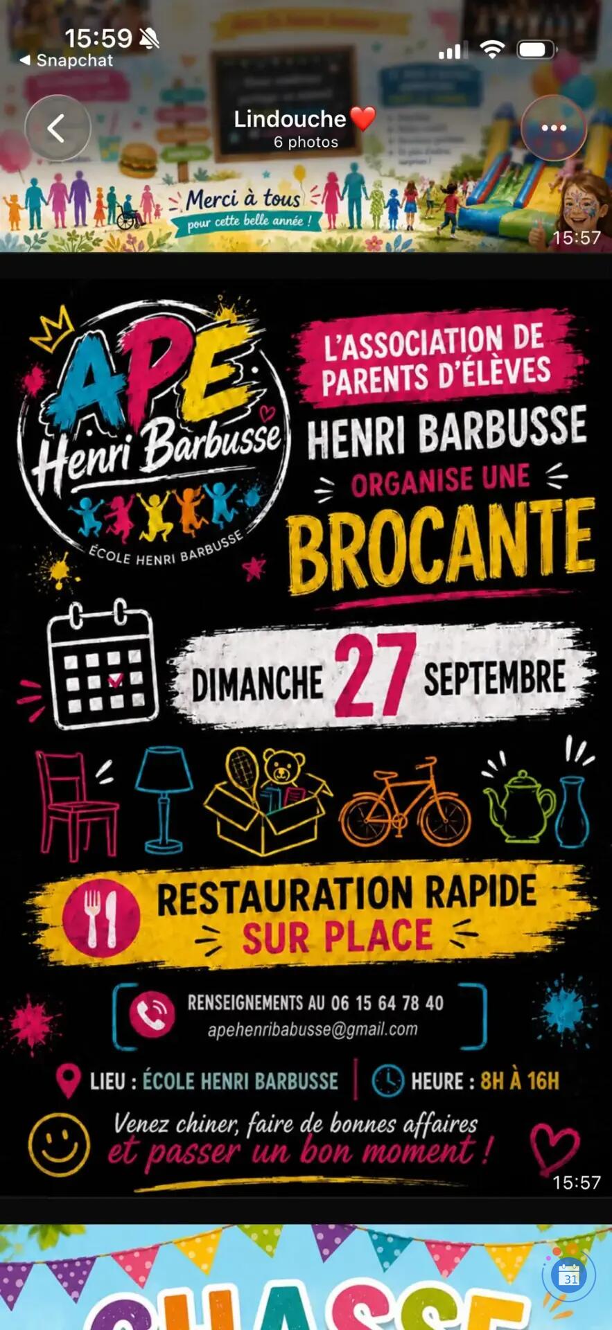 Image Vide grenier École Henri Barbusse saint Martin d'hères (photo 1)