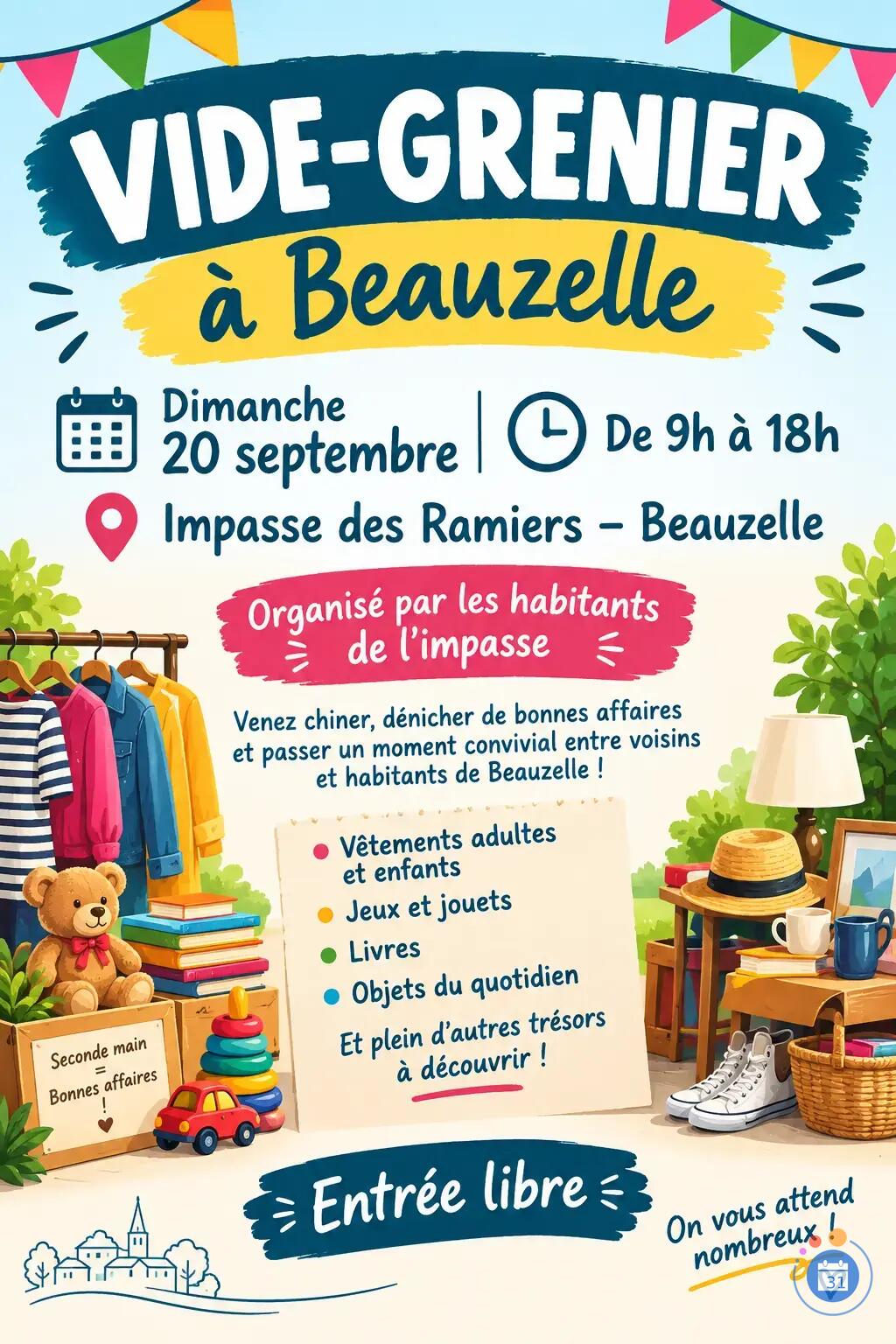 Image Vide grenier Beauzelle (photo 1)