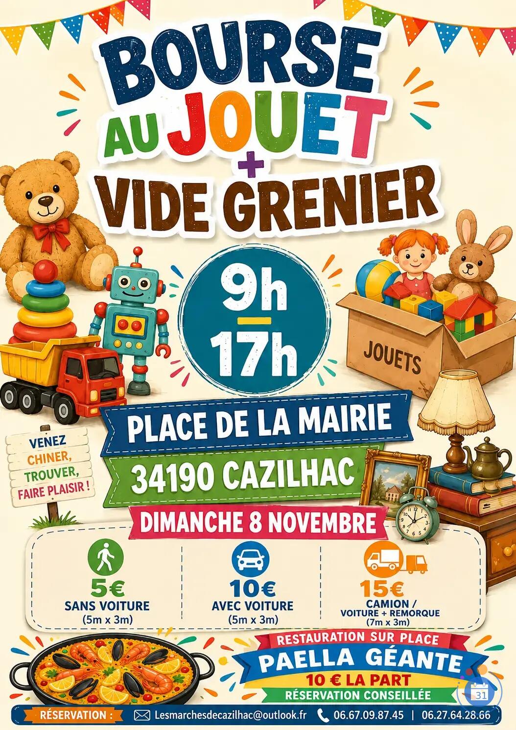 Image Bourse au jouet + Vide grenier géant (photo 1)