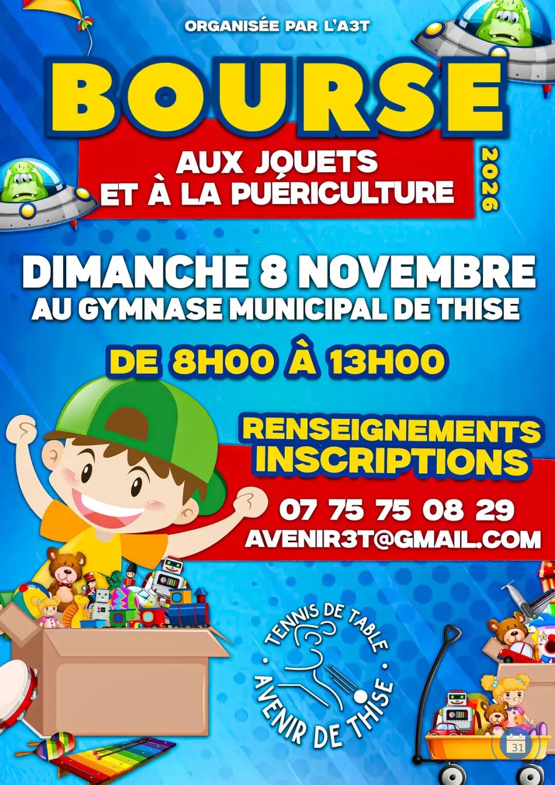 Image Bourse aux jouets & à la puériculture de l'a3t (photo 1)