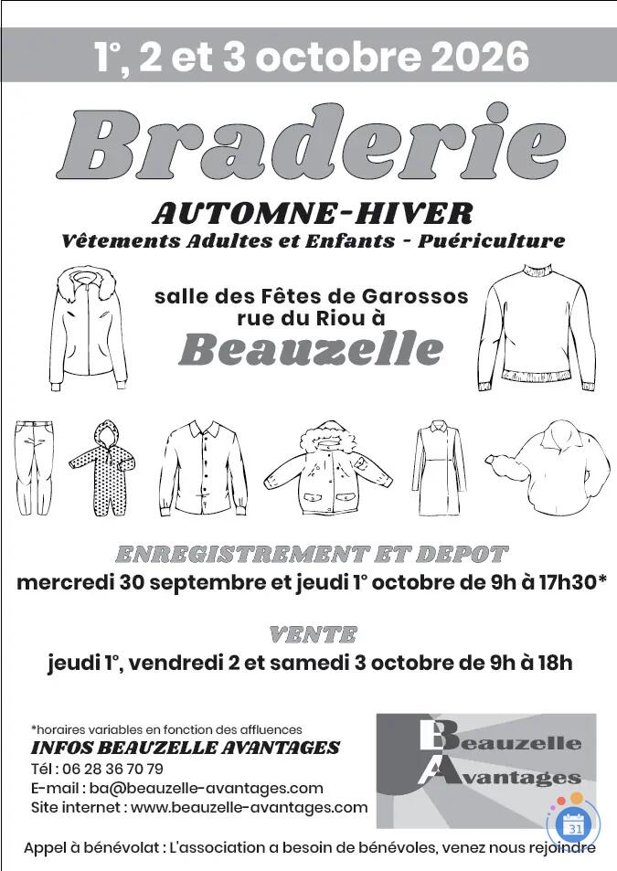 Image Braderie vêtements et puériculture (photo 1)