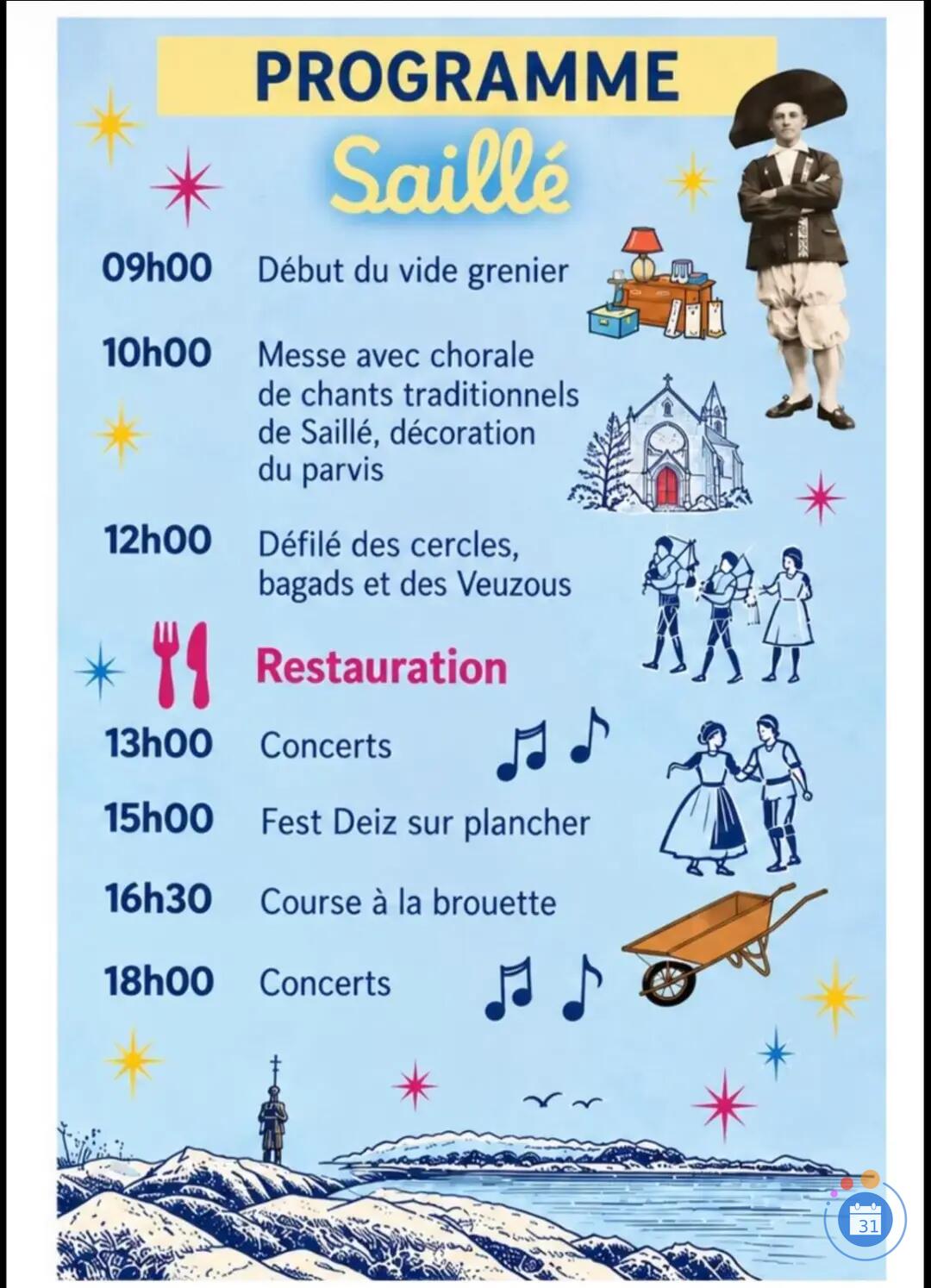 Image Fête de la Saint Clair et vide grenier de Saillé (photo 2)