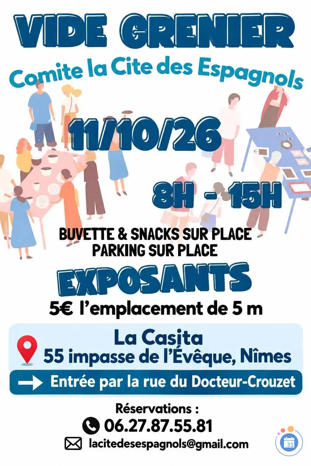 Image vide grenier comité de quartier la Cité des Espagnols (photo 1)