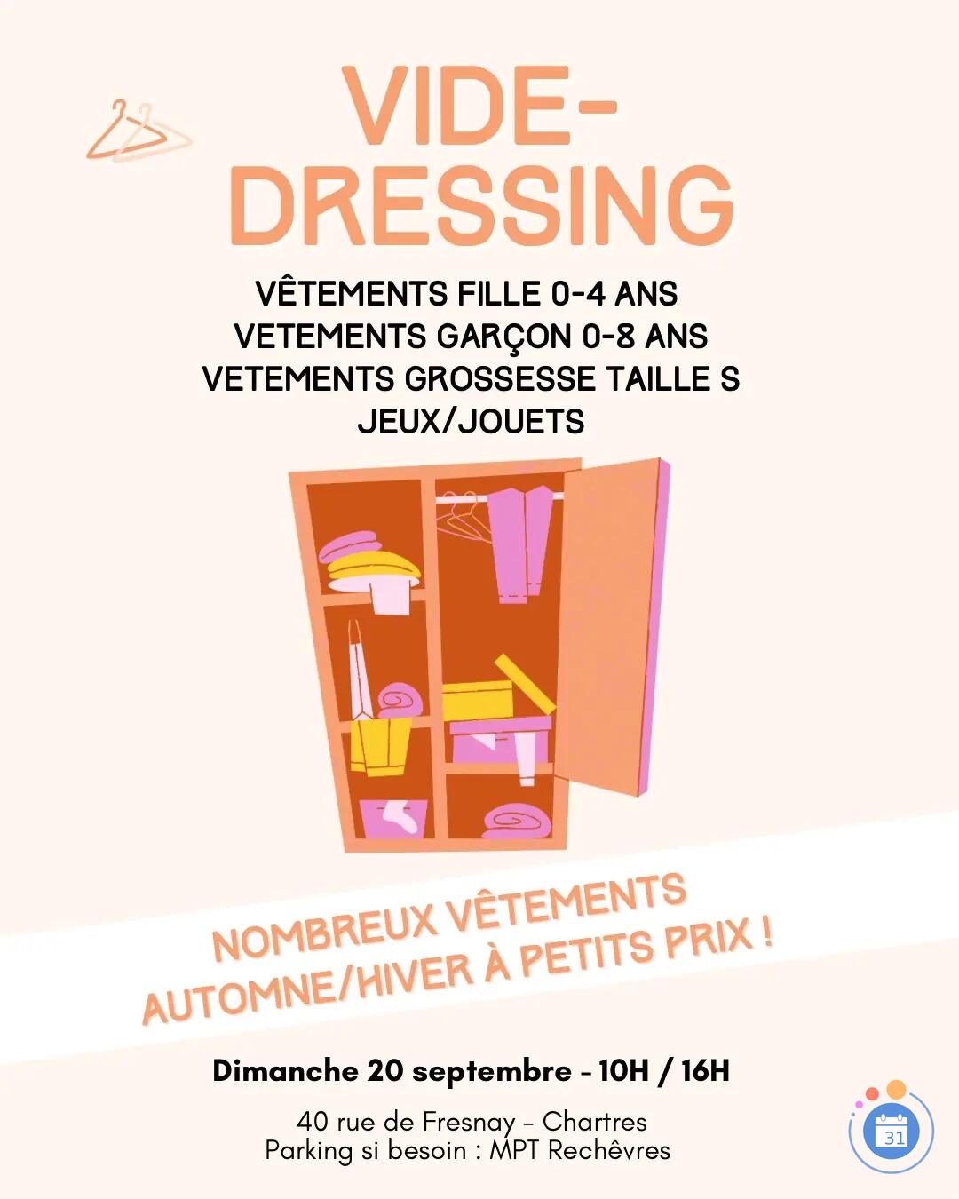 Image Vide dressing vêtements enfants jeux jouets (photo 1)