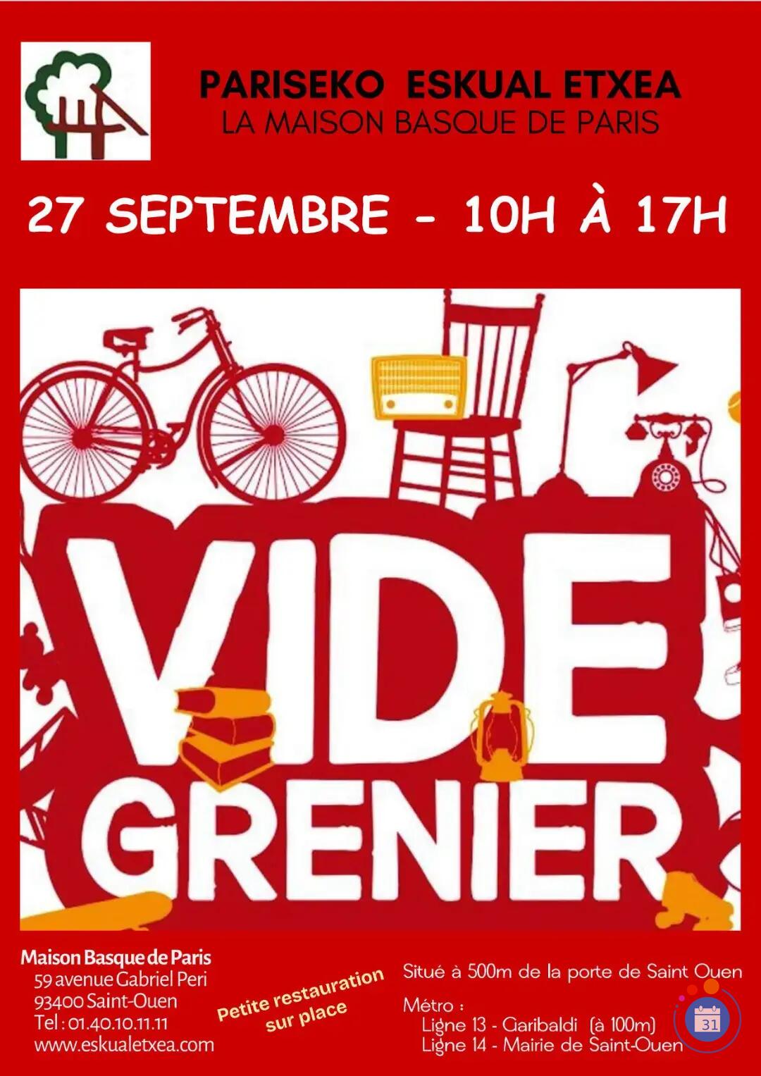 Image Vide grenier de la Maison basque de Paris (photo 1)