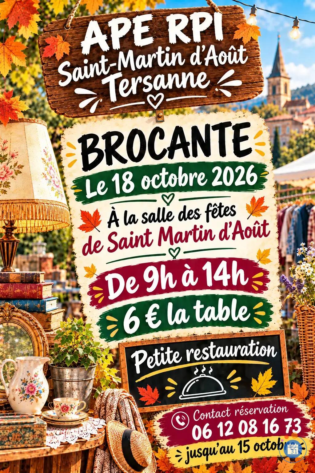 Image Brocante de l'APE RPI SAINT-MARTIN-D'AOUT TERSANNE (photo 1)