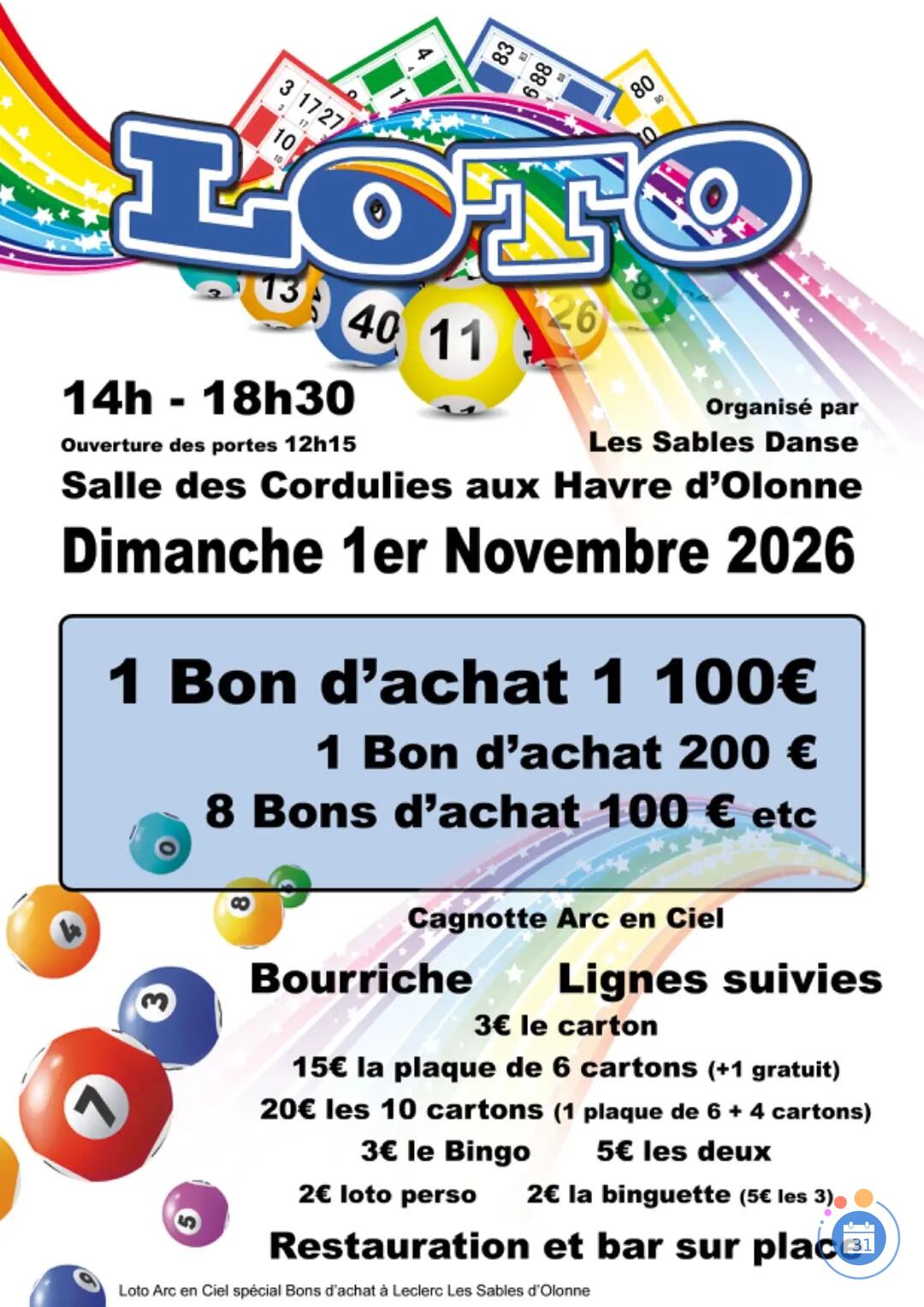 Image loto arc en ciel (photo 1)