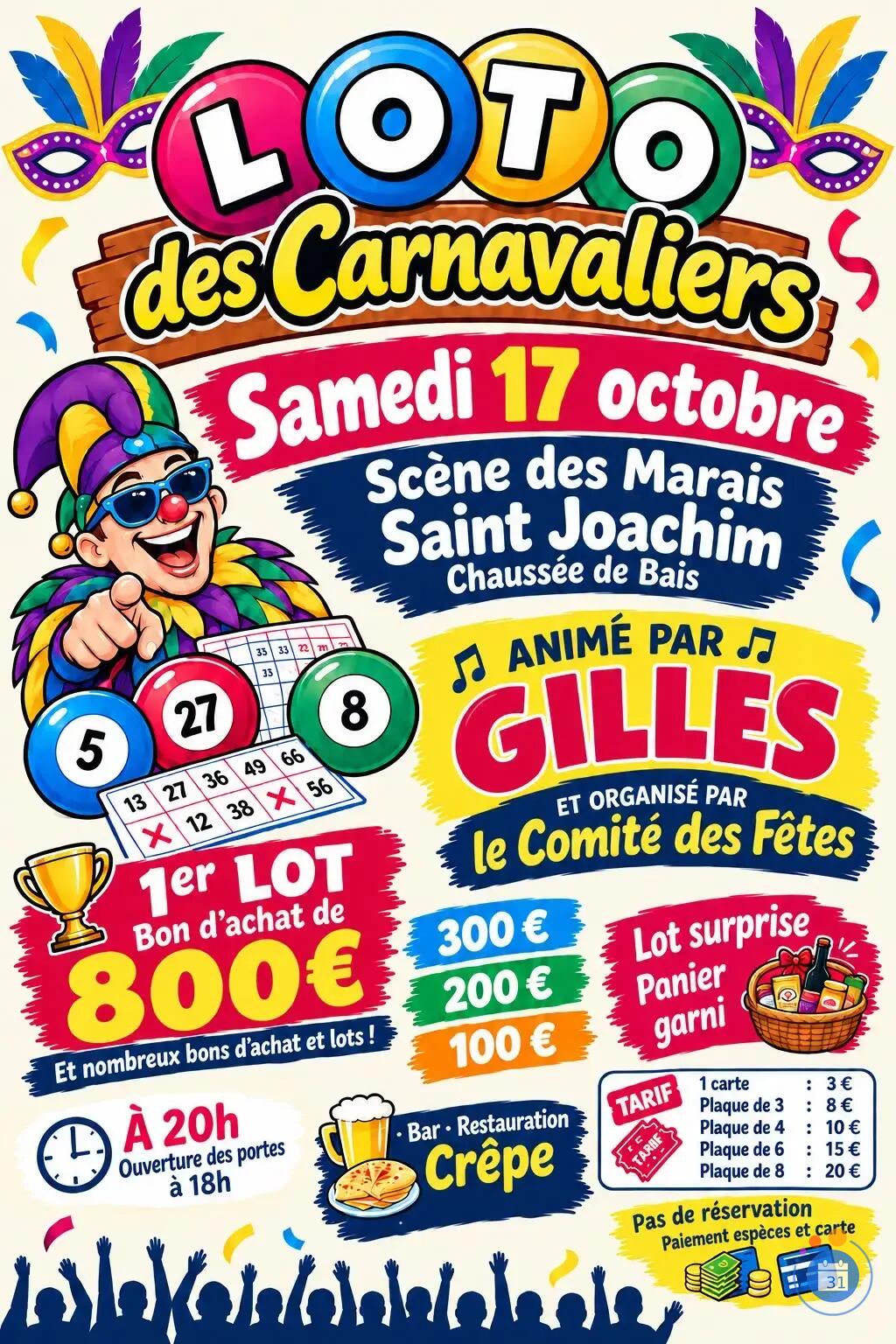 Image LOTO DES CARNAVALIERS (photo 1)