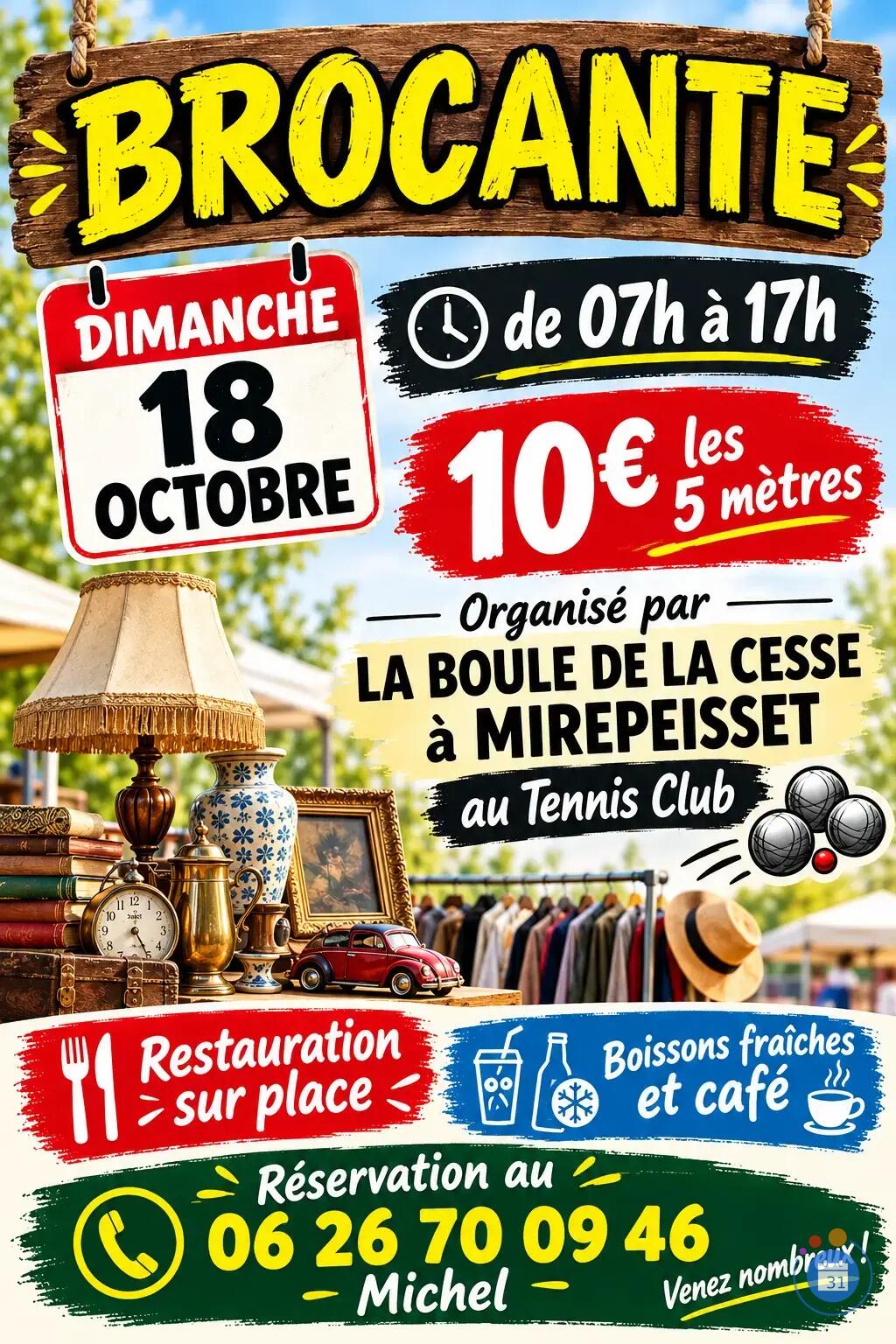 Image Vide grenier de la Boule De La Cesse (photo 1)