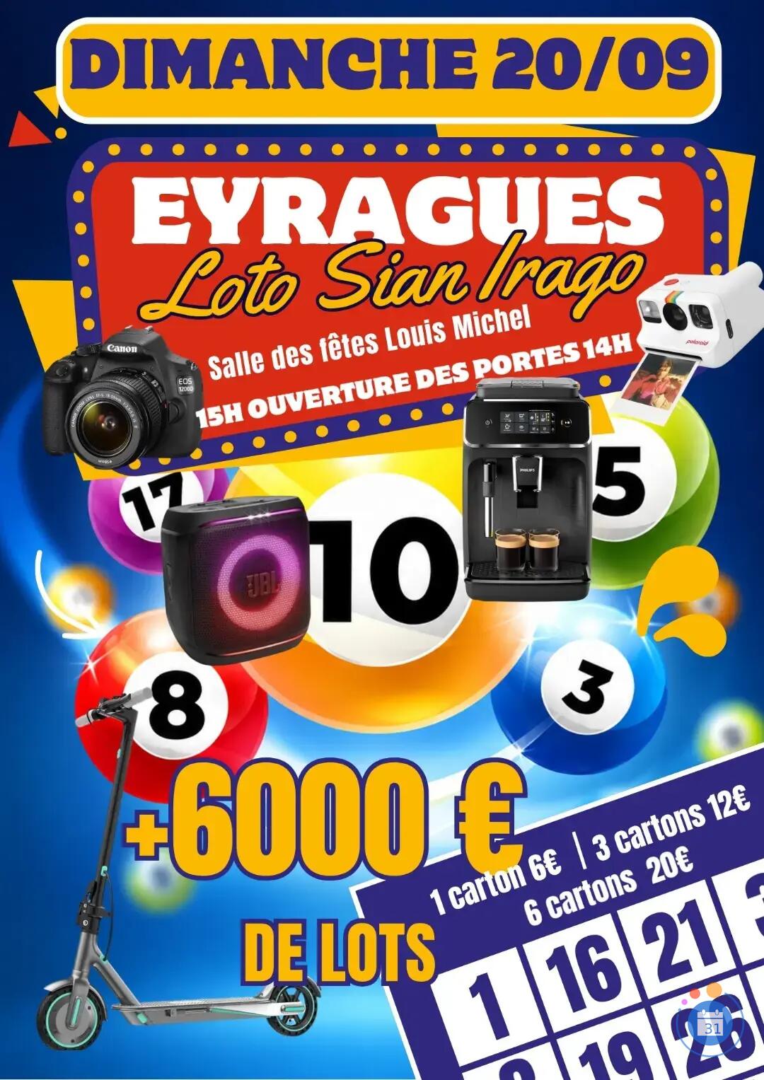 Image Loto association SIAN IRAGO Artisans & commerçants (photo 1)