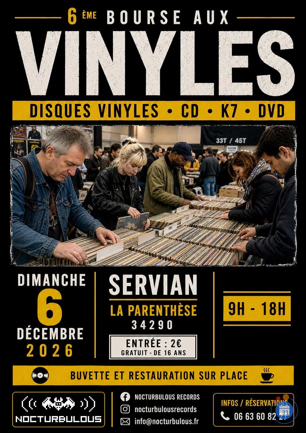 Image 6ème Bourse aux Vinyles Nocturbulous Records (photo 1)