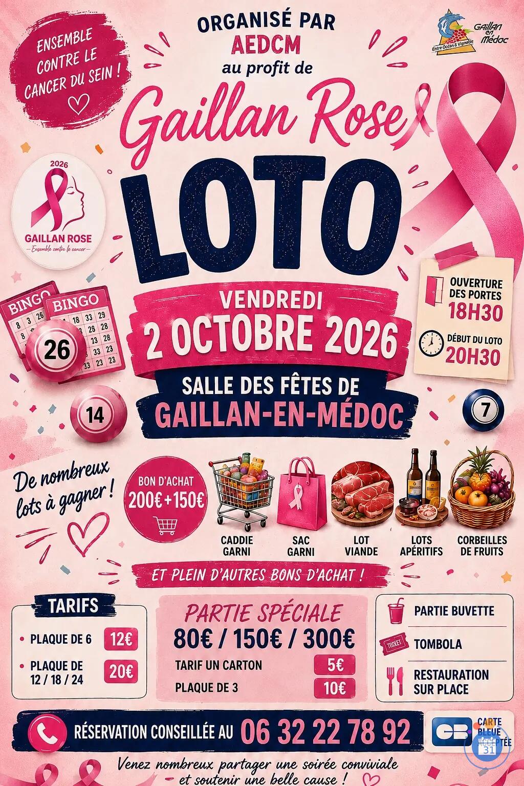 Image GRAND LOTO OCTOBRE ROSE (photo 1)