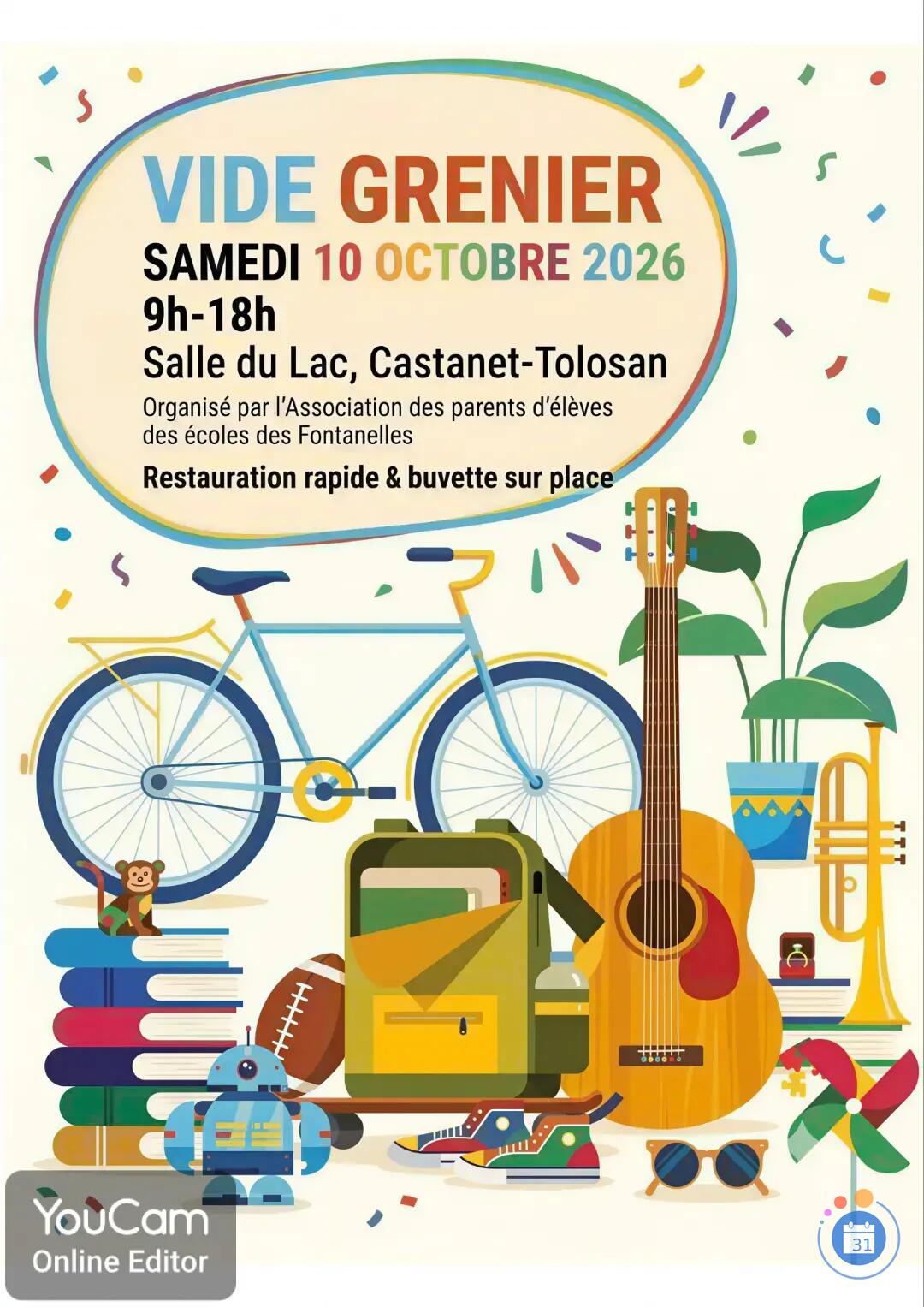 Image Vide grenier des écoles des Fontanelles (photo 1)