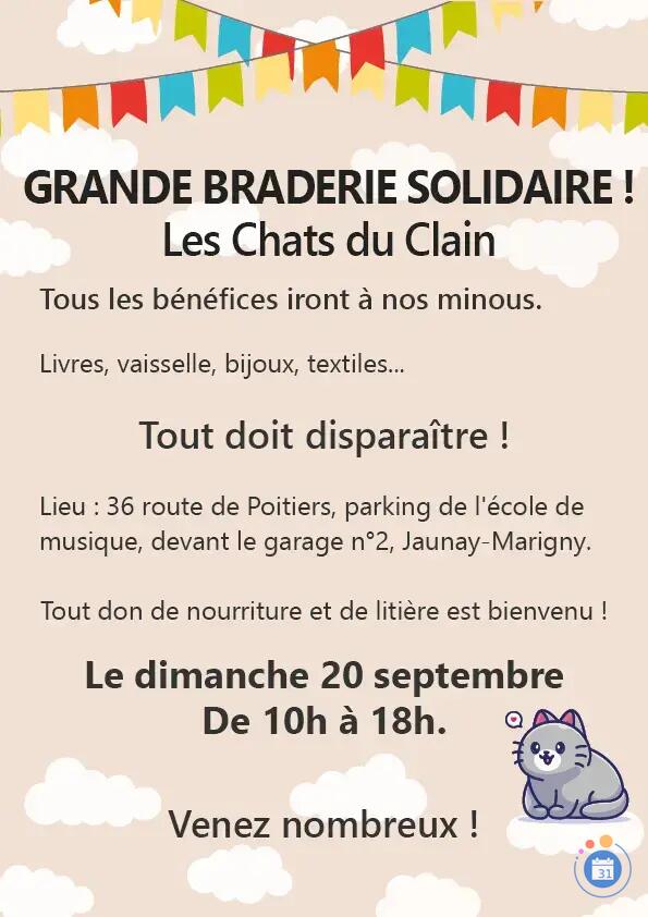 Image GRANDE BRADERIE SOLIDAIRE (photo 1)