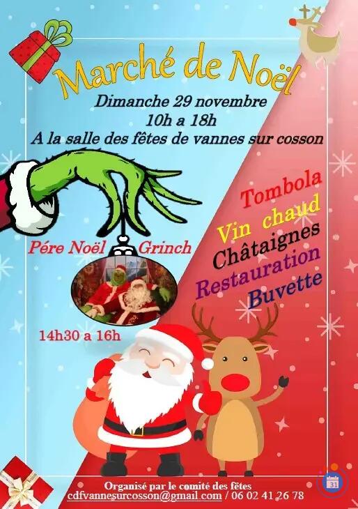 Image marché de noel vannes sur cosson (photo 1)