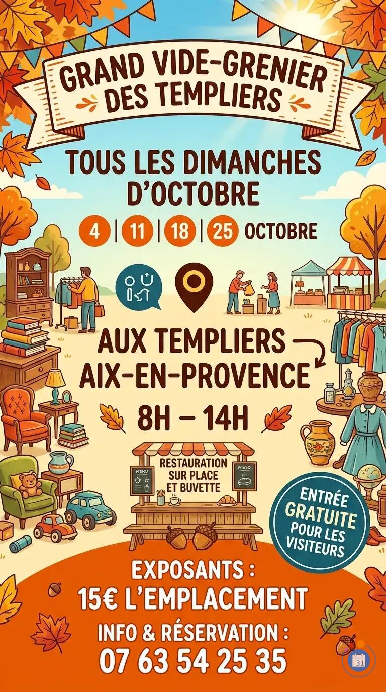 Image Vide Grenier Parking des Templiers (photo 1)