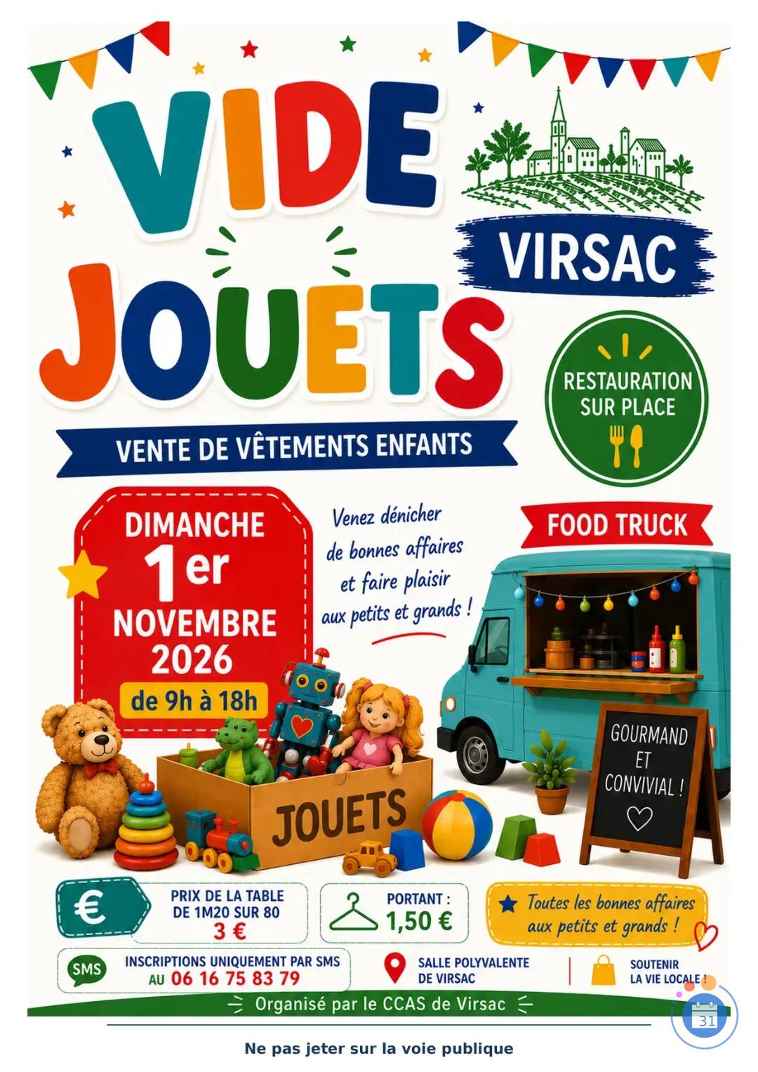 Image Vide jouets vetements enfants (photo 1)