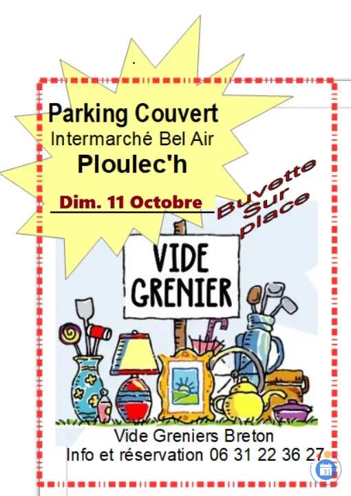Image Vide Grenier Parking d'Intermarché Bel Air (photo 1)