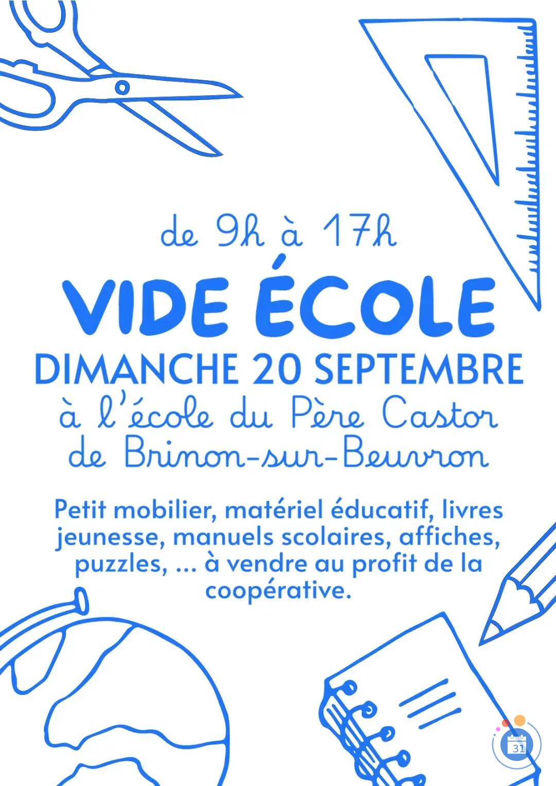 Image Vide école et vente de vêtements (photo 1)