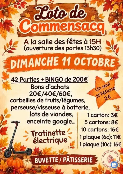 Image loto bingo du comite des fetes numero fetiche (photo 1)