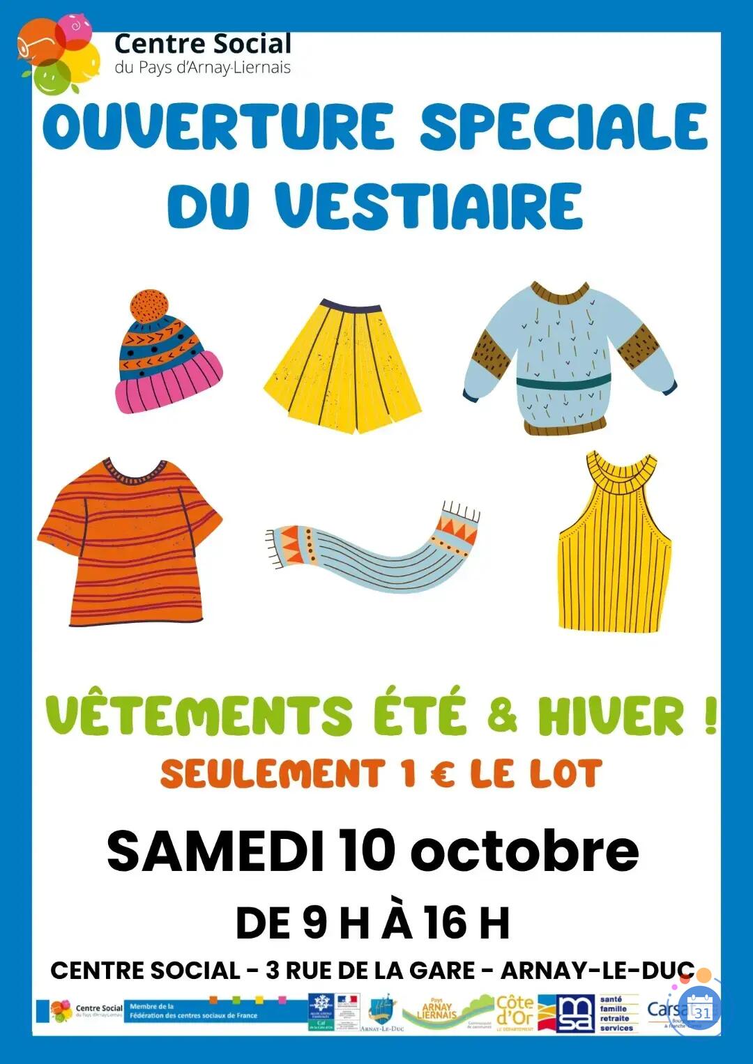 Image Ouverture Spéciale du Vestiaire (photo 1)