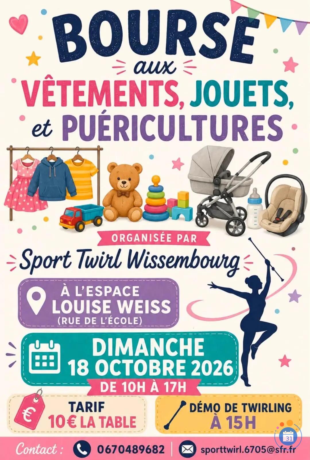 Image Bourse au vêtements, jouets, puéricultures (photo 1)