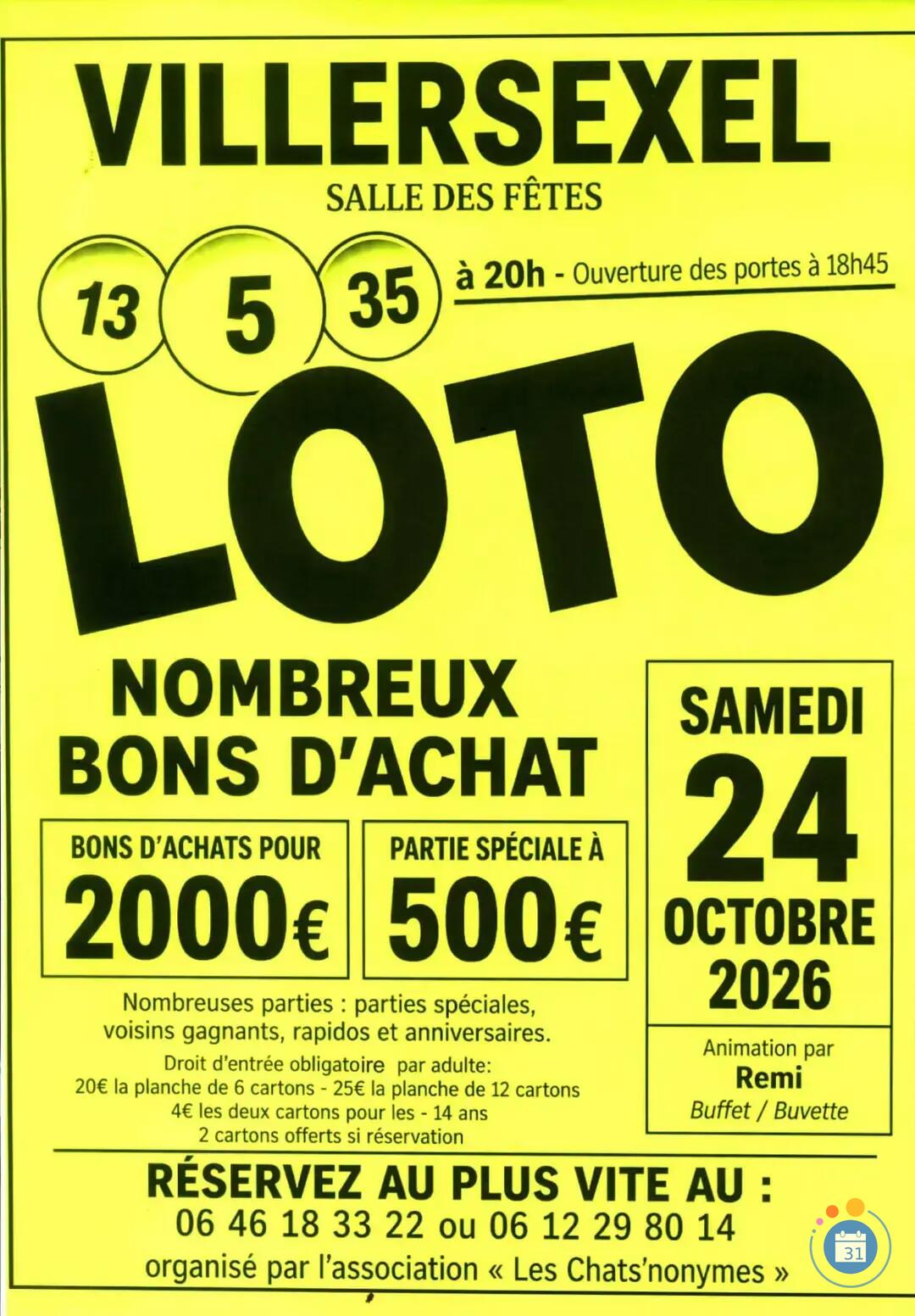 Image LOTO des Chats'Nonymes (photo 1)