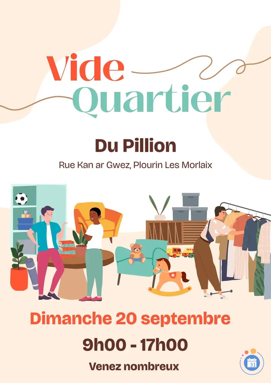 Image Vide grenier Quartier du Pillion (photo 1)