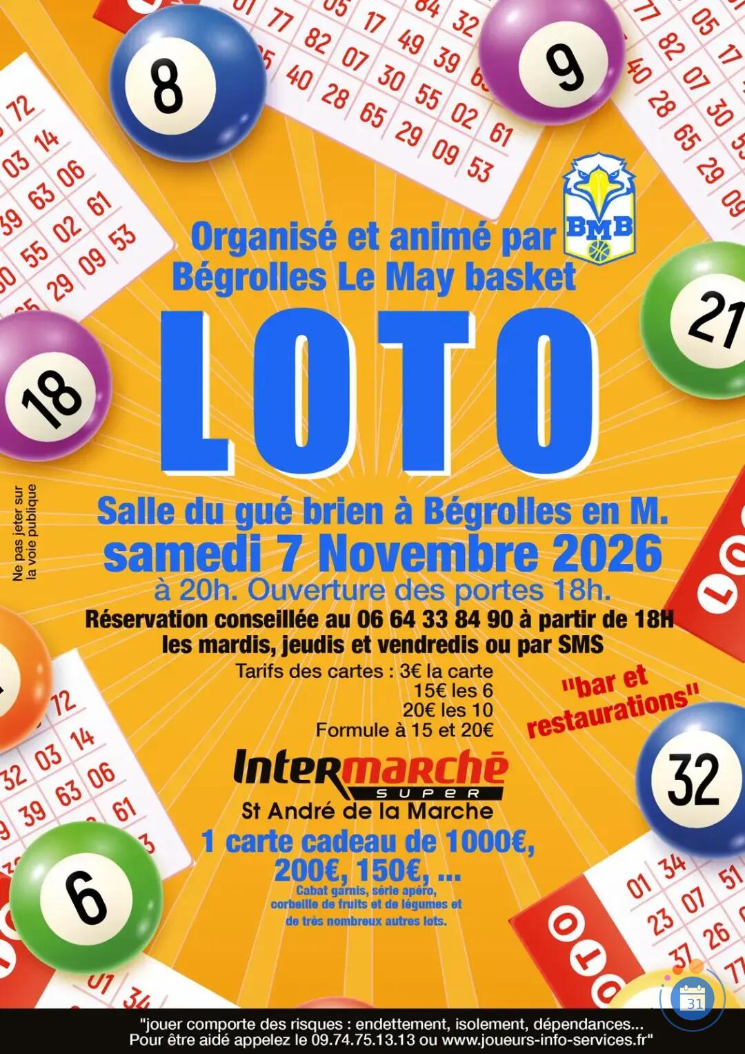 Flyer Loto du BMB
