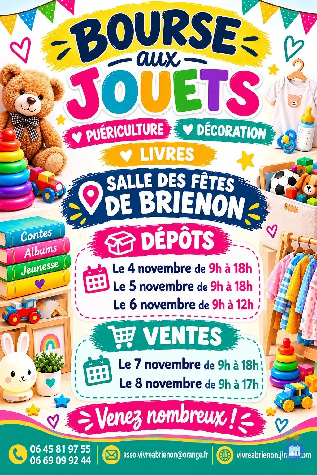 Image Bourse aux jouets puériculture décorations (photo 1)