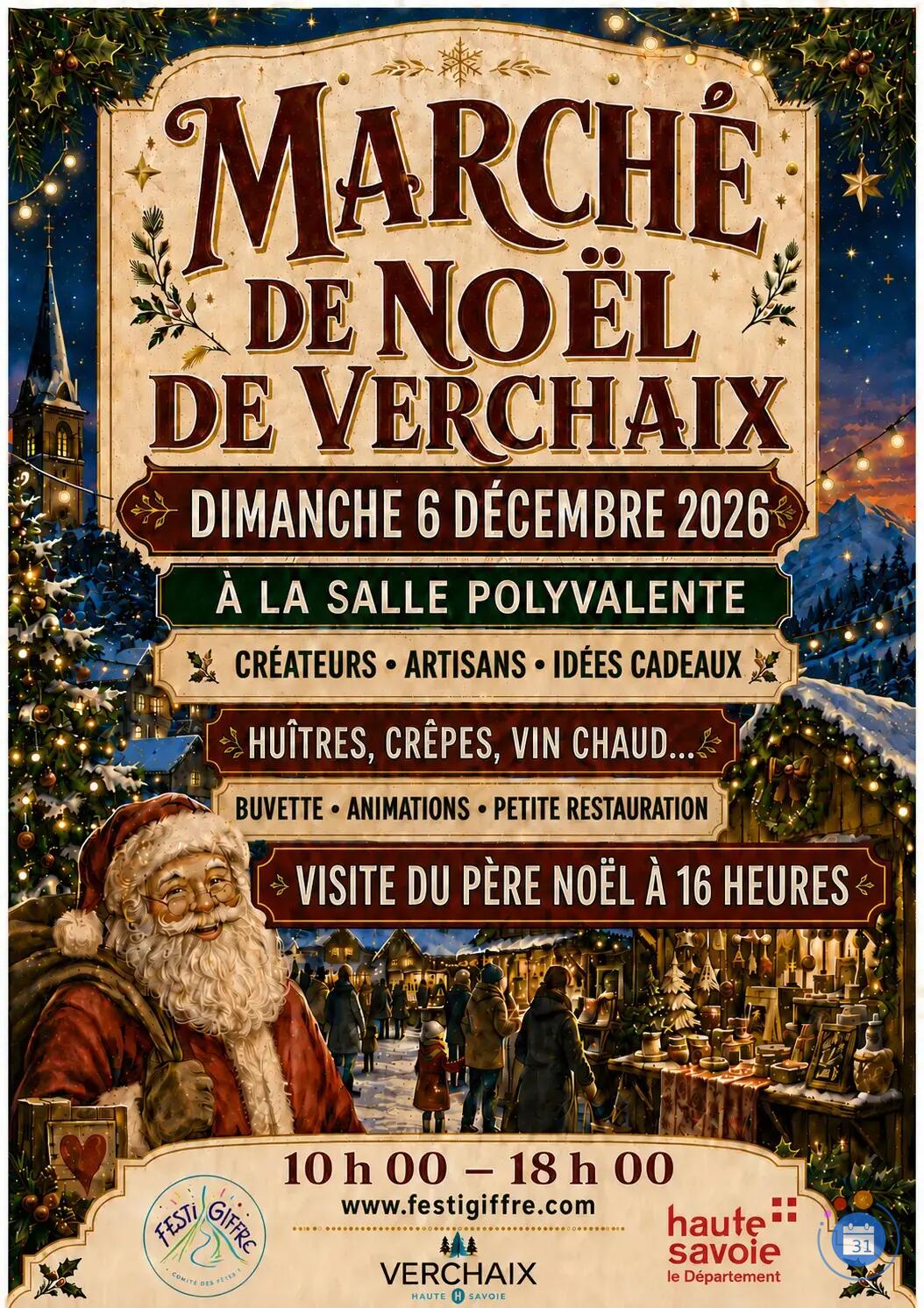 Image Marché de Noël de VERCHAIX (photo 2)