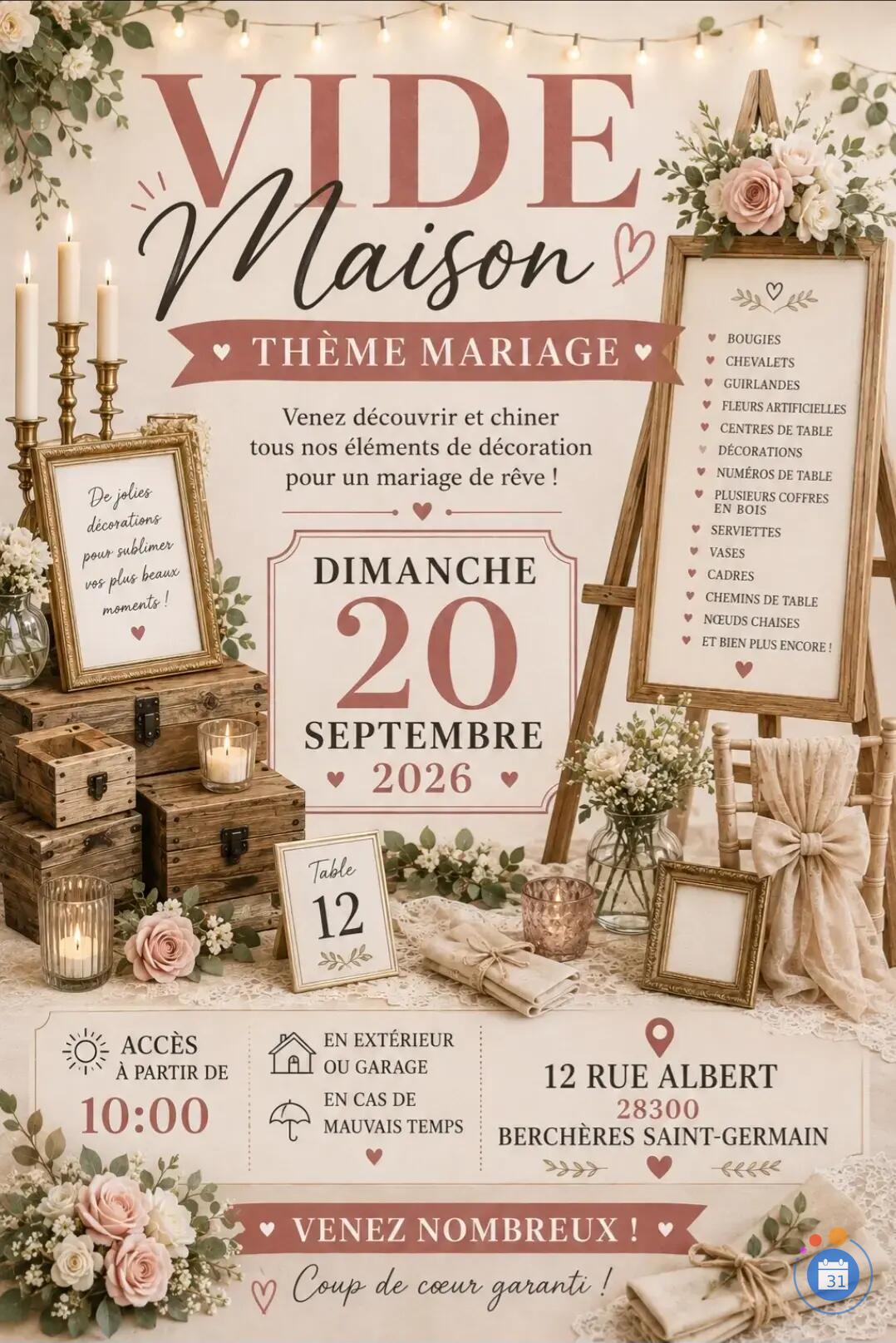 Image Vide Maison - Spécial Mariage 💒 (photo 1)