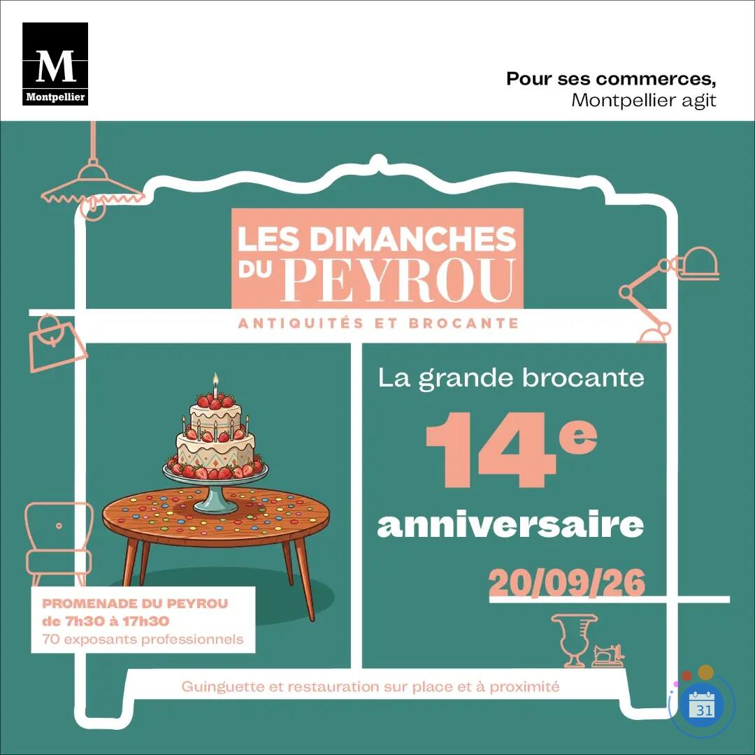 Image Les Dimanches du Peyrou 14eme Anniversaire (photo 1)