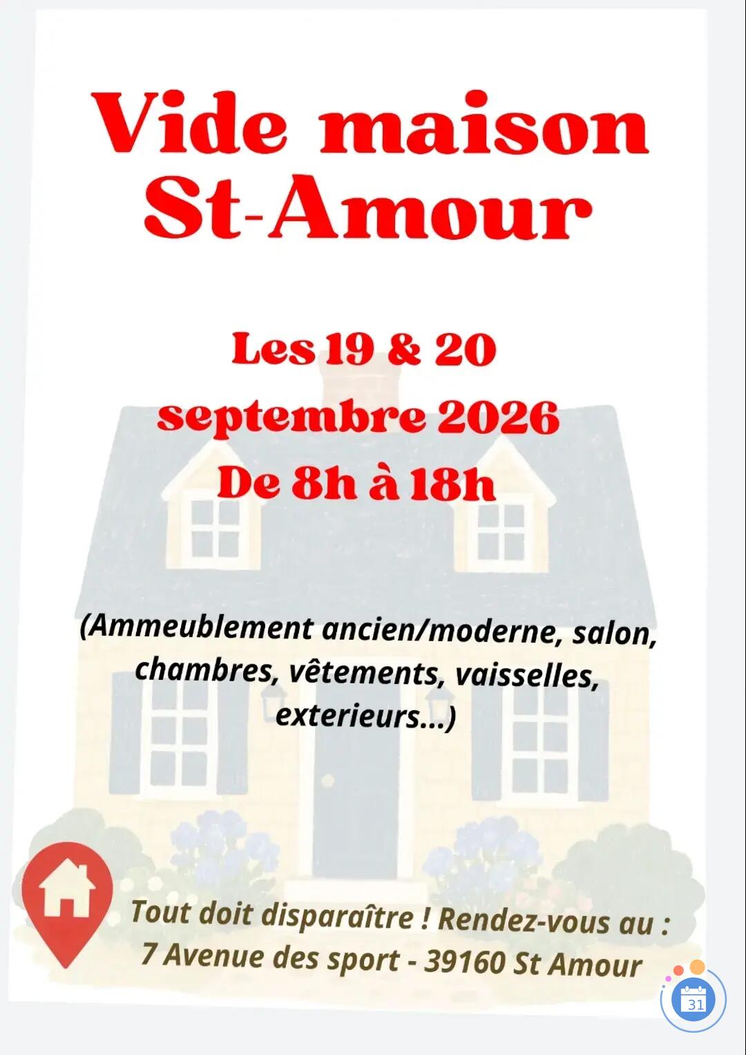 Image Vide maison saint Amour (photo 1)