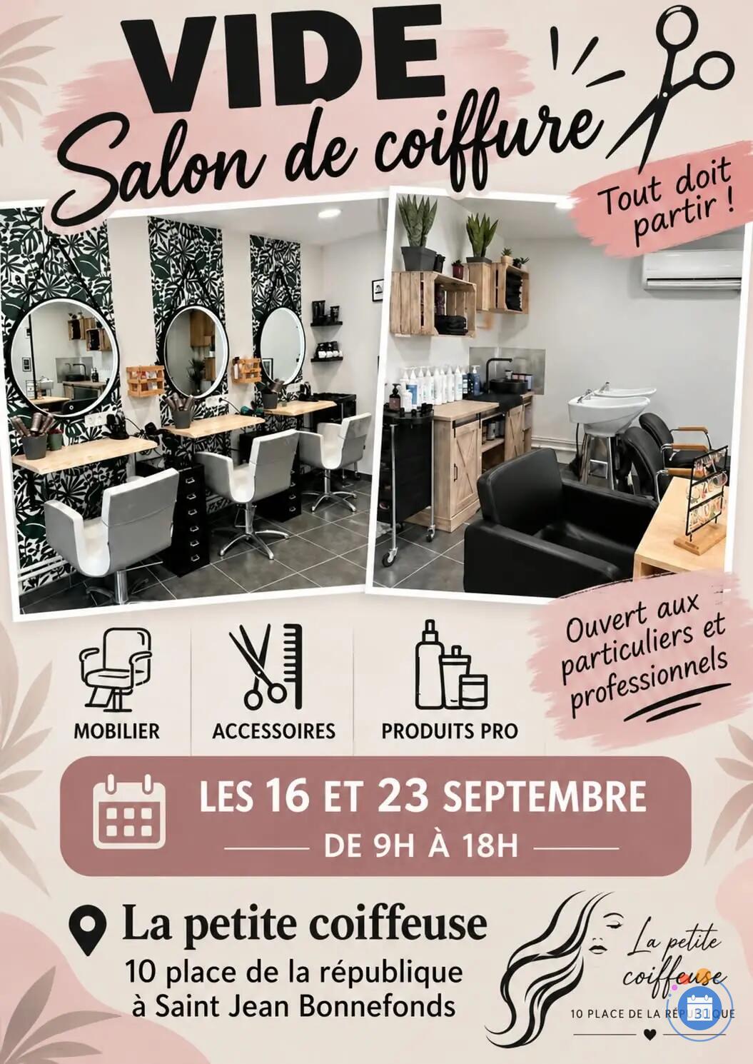 Image Vide salon de coiffure (photo 1)