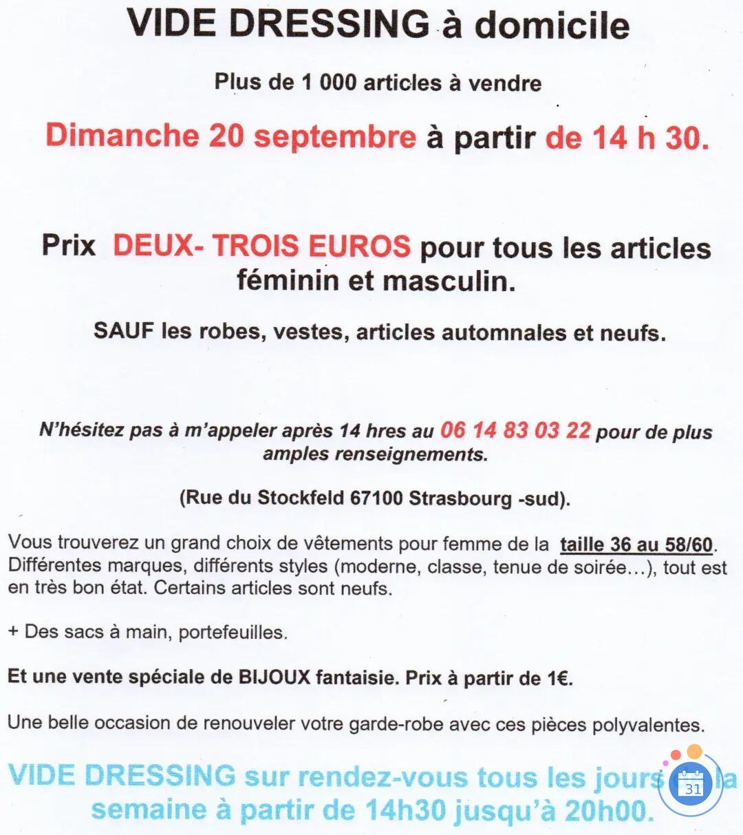 Image VIDE DRESSING A DOMICILE (photo 1)