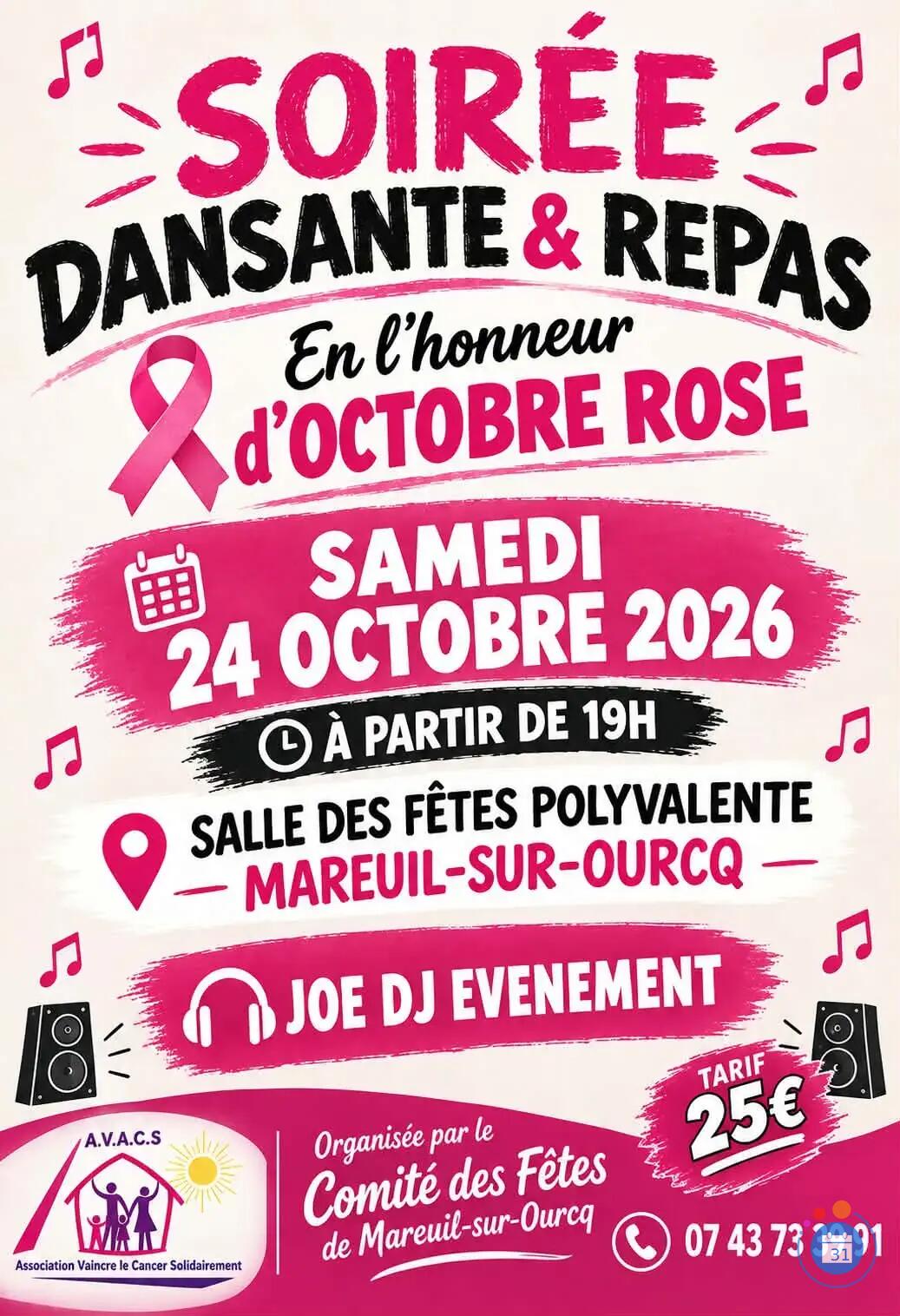 Image Soirée repas dansant pour octobre Rose (photo 3)
