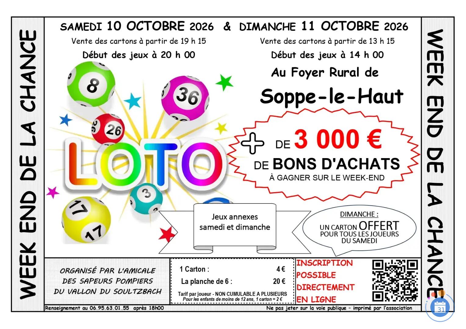 Image week end de la chance (photo 1)