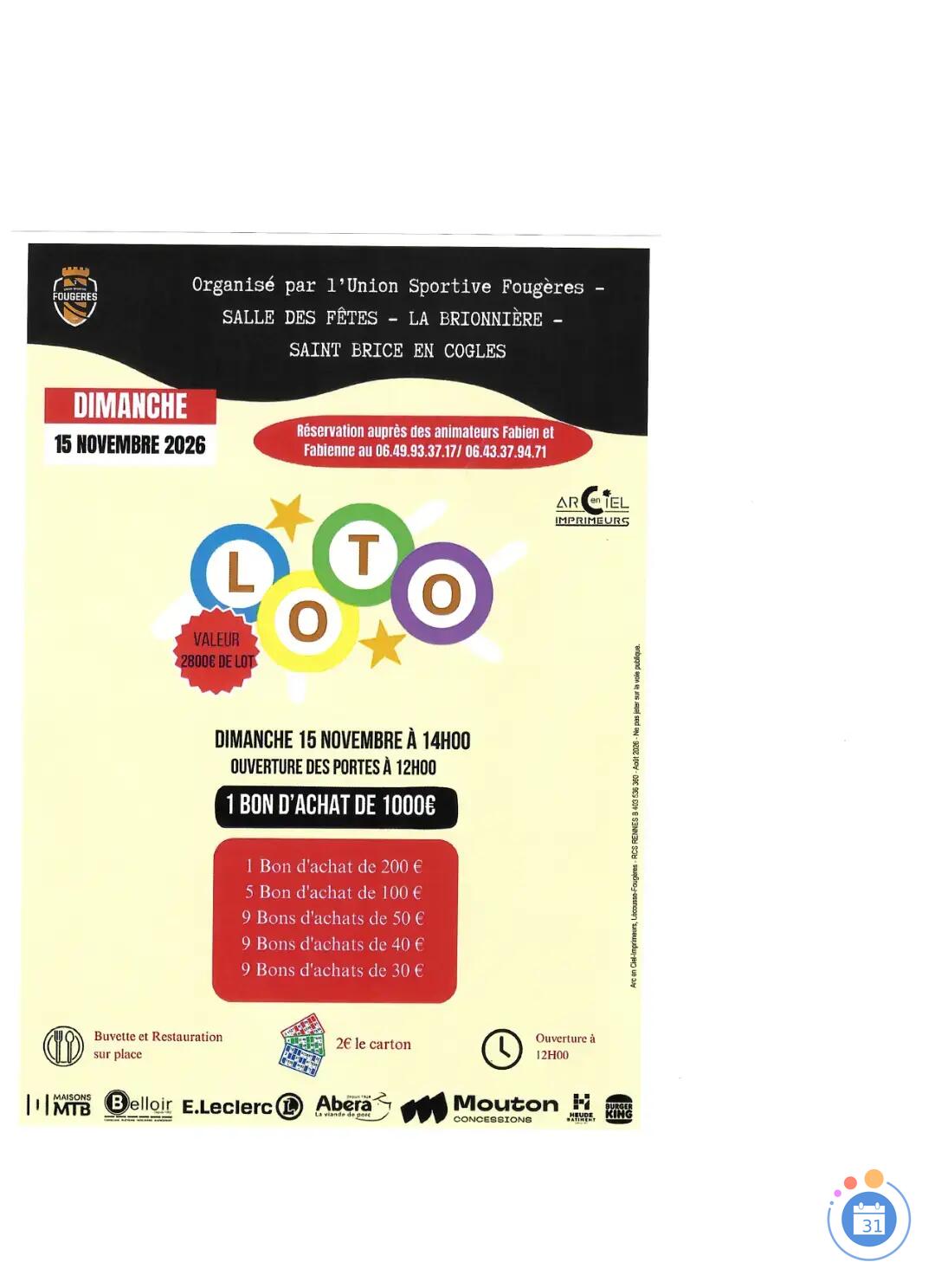 Flyer Super loto