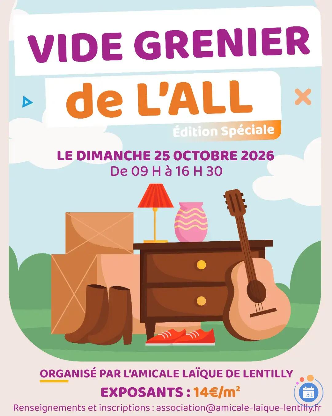 Image Vide grenier de l'Amicale Laïque Lentilly (photo 2)