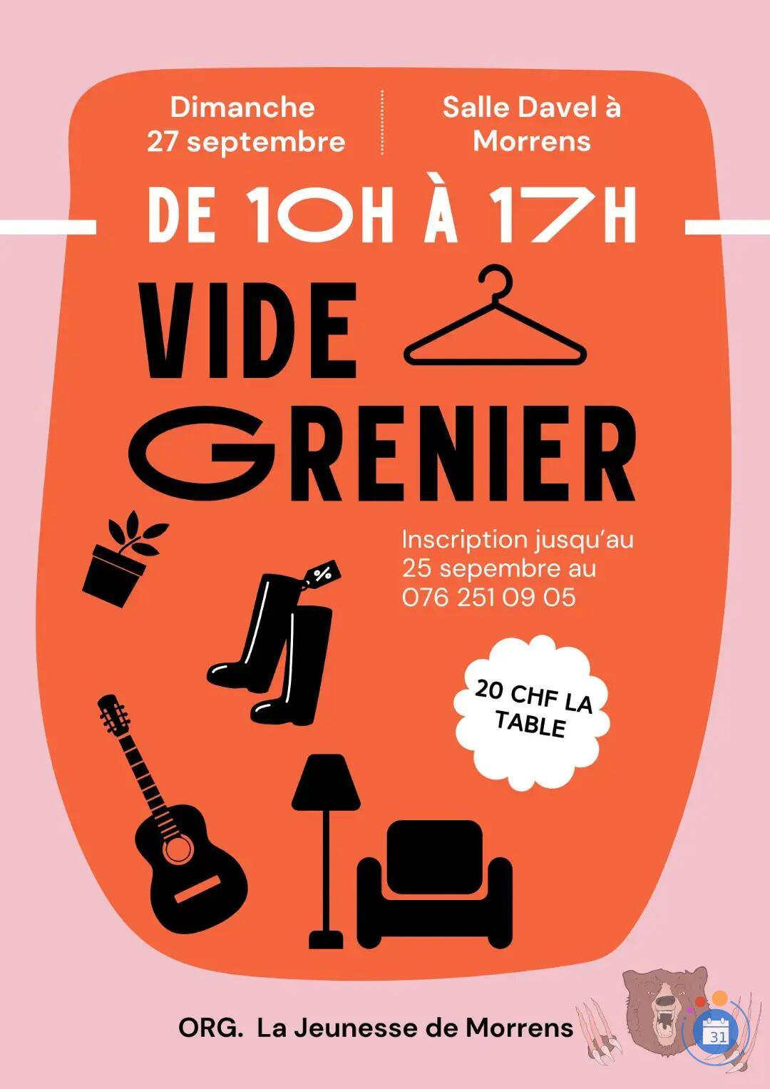 Image VIDE GRENIER à Morrens (photo 1)