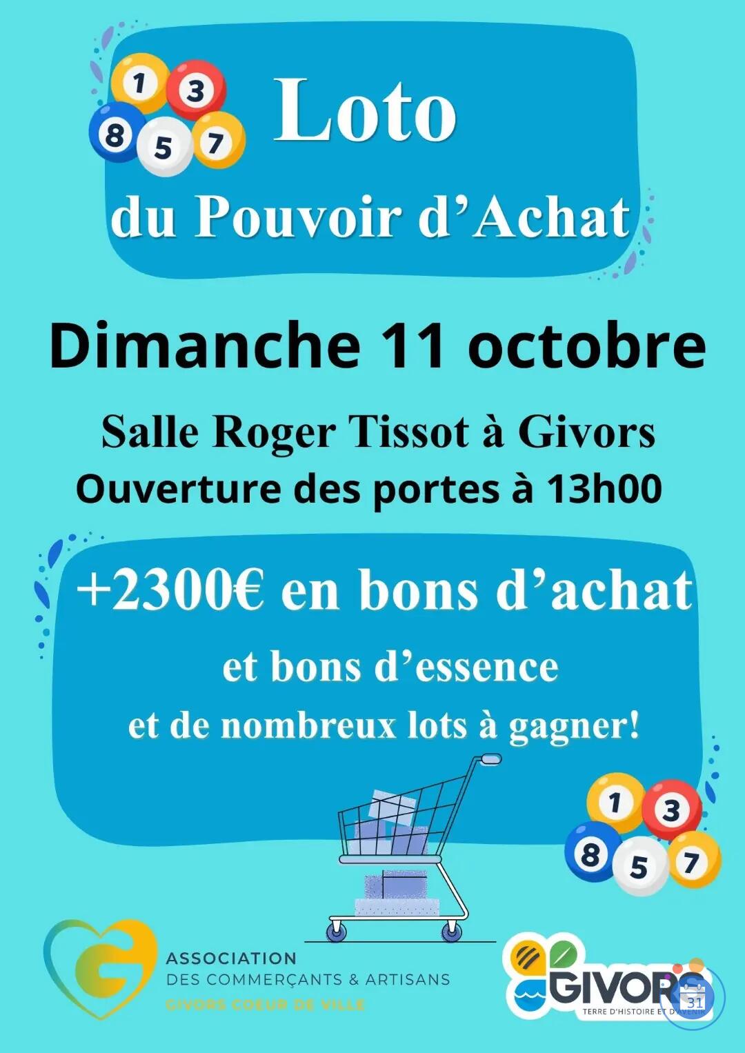 Flyer Loto des commerçants et artisans de Givors