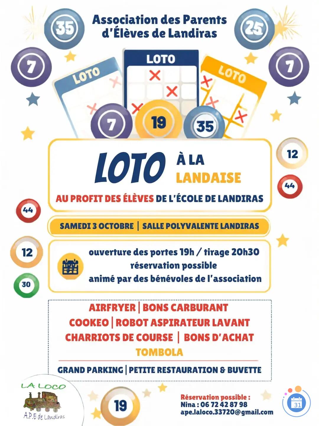 Image Loto APE Landiras (photo 1)