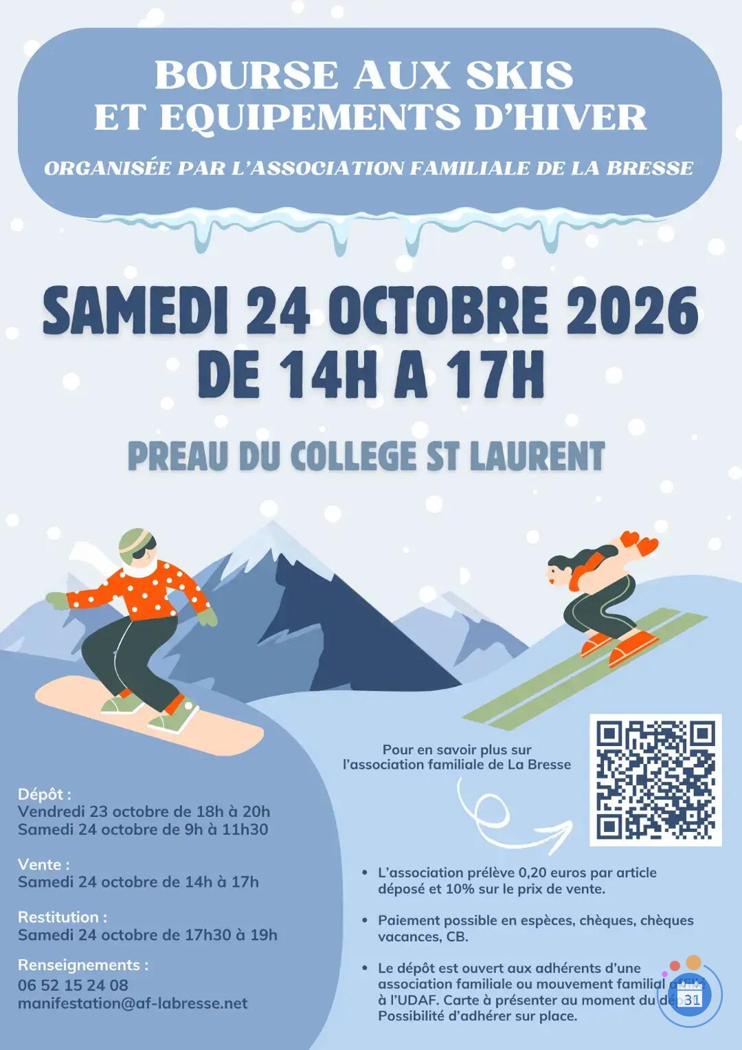 Image BOURSE AUX SKIS ET EQUIPEMENT D'HIVER (photo 1)
