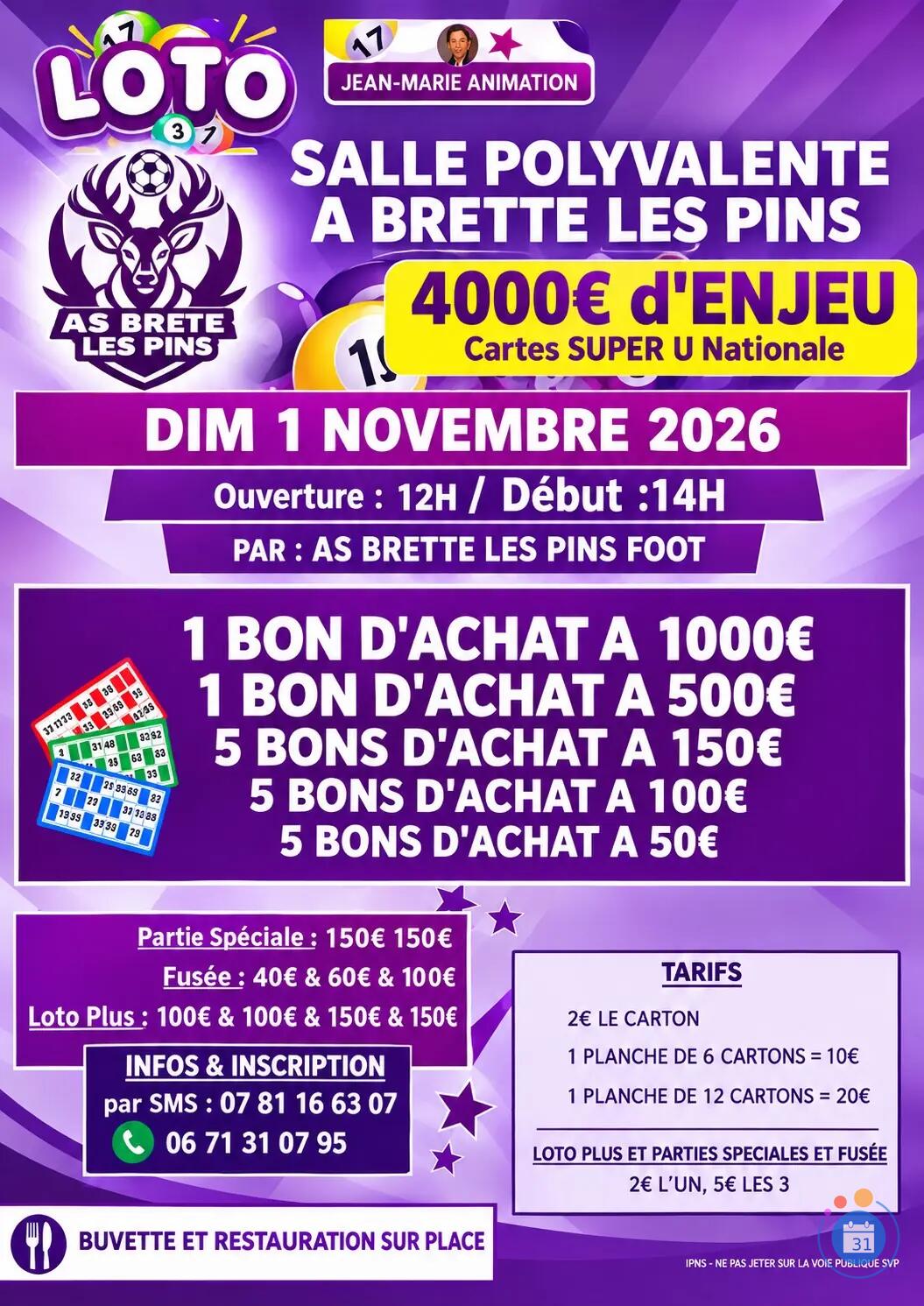 Image Loto organisé par Jean-Marie (photo 1)