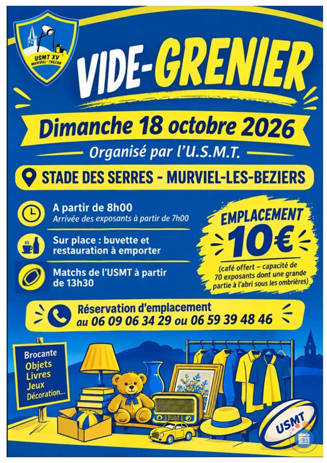 Image Vide-grenier de l'USMT (photo 1)